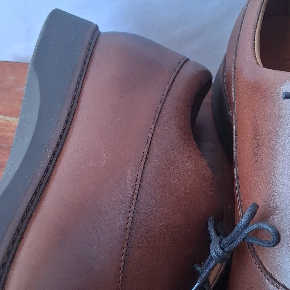 Quince Hybrid Crafted Leather Oxford Brandy 9.5